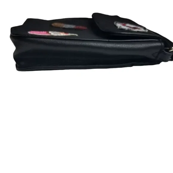 American Eagle Emoji Black Mini Crossbody Bag - Picture 7 of 11